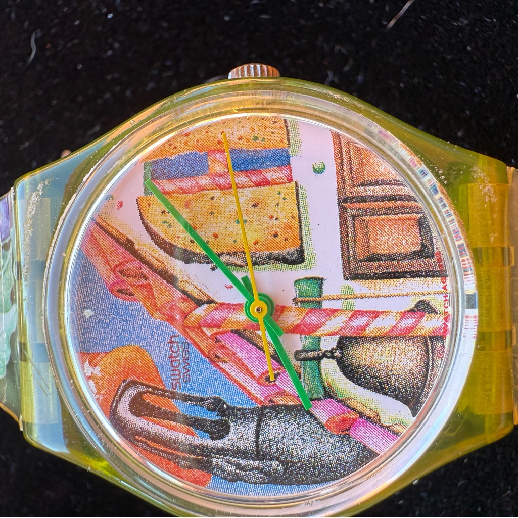 Vintage 1993 Swatch Watch Fairy Tale Themed Once Upon A Time 79$